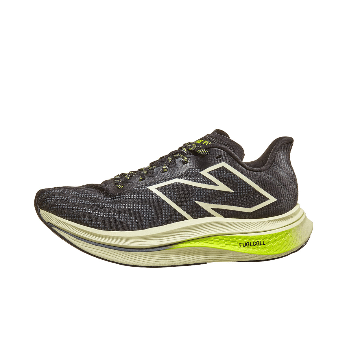 NEW BALANCE FUELCELL SUPERCOMP TRAINER V2 BLACK WHITE YELLOW