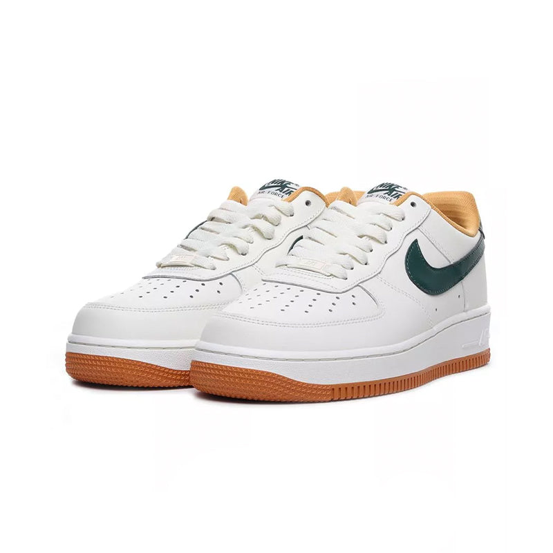 NIKE AIR FORCE 1 CREAM WHITE BEIGE GREEN GUM