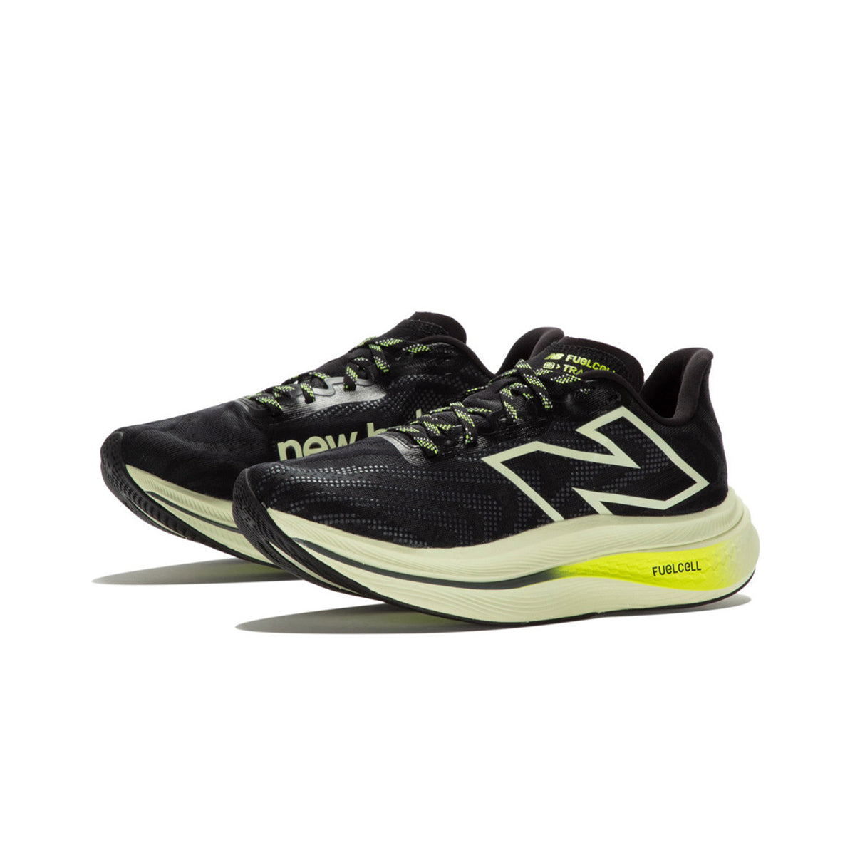 NEW BALANCE FUELCELL SUPERCOMP TRAINER V2 BLACK WHITE YELLOW