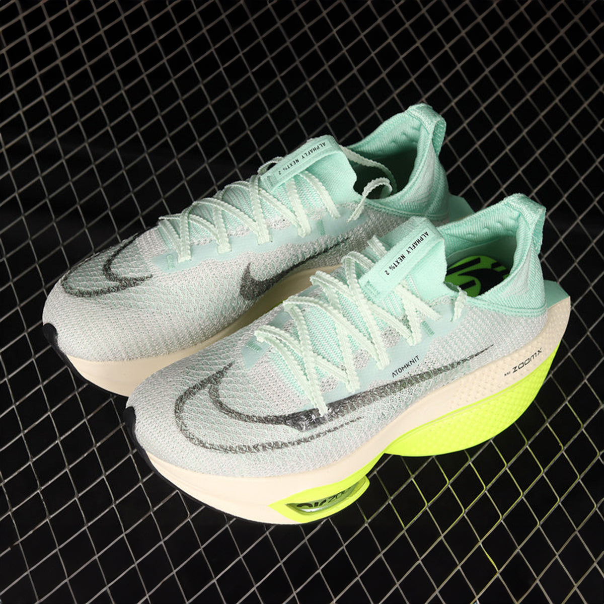 NIKE AIR ZOOM ALPHAFLY NEXT 2% MINT FOAM VOLT