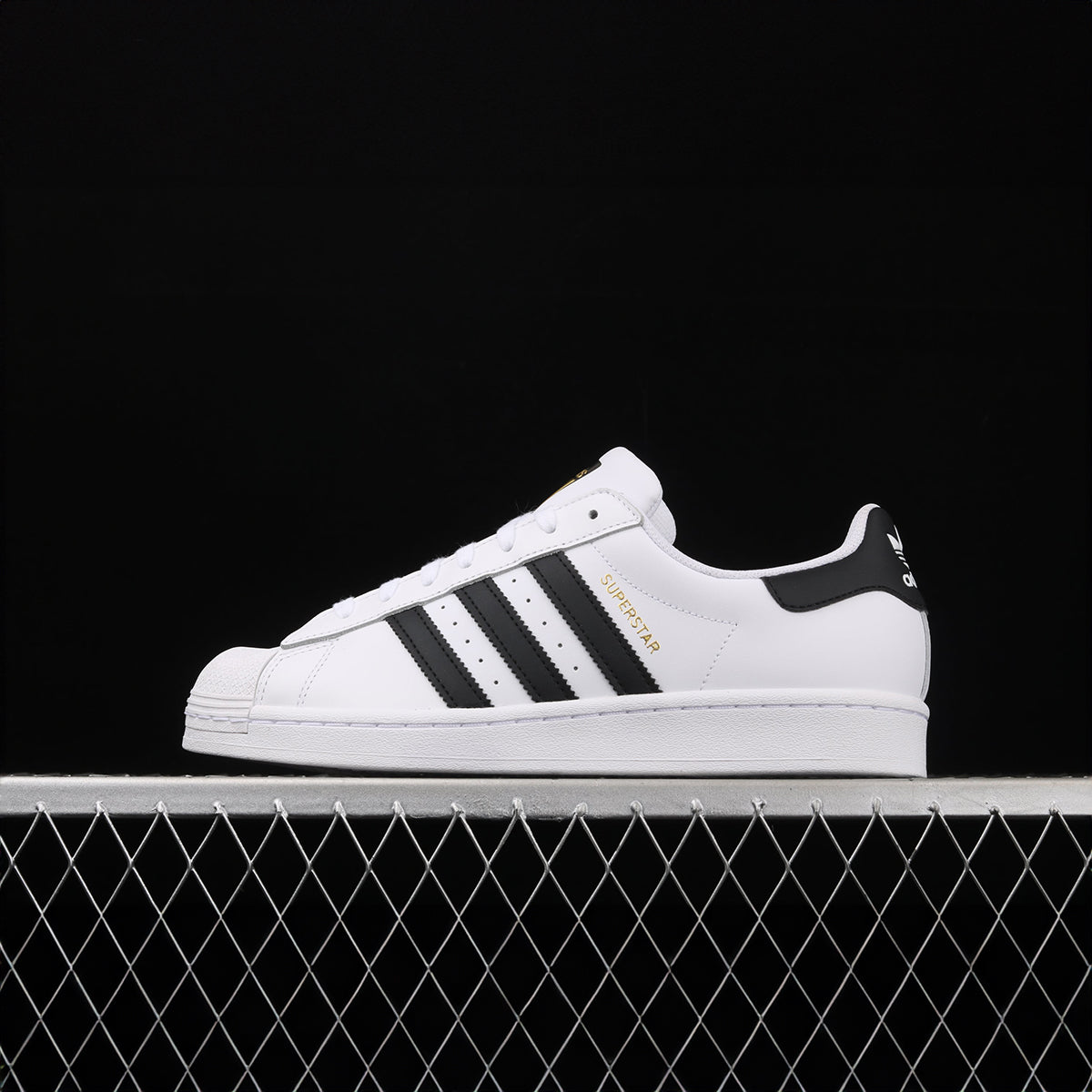 ADIDAS SUPERSTAR WHITE BLACK