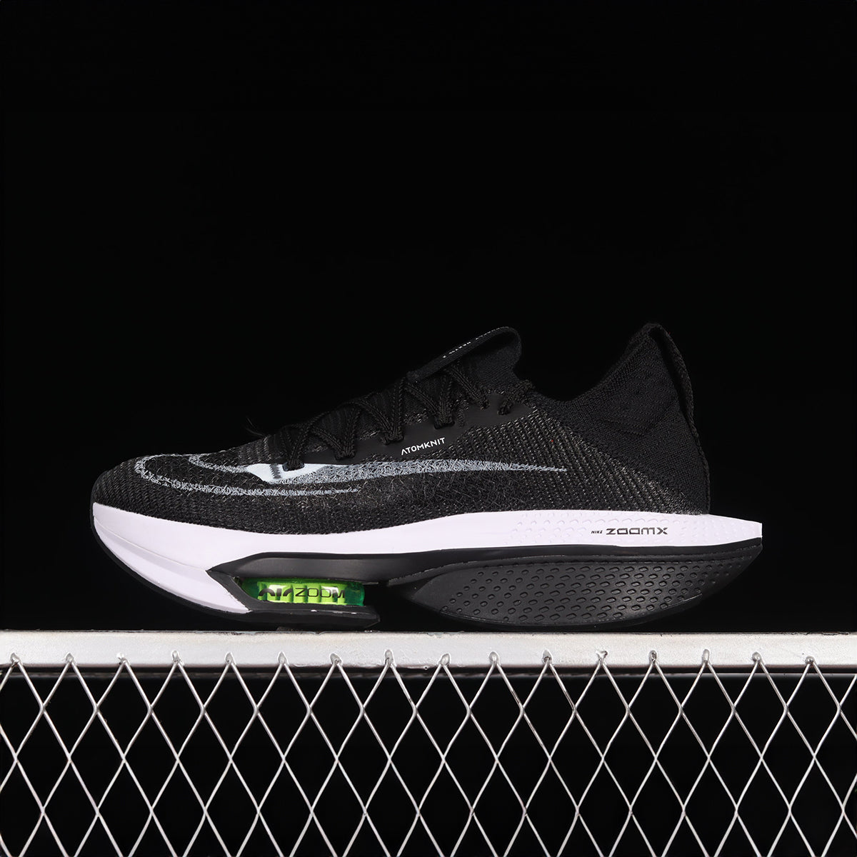 NIKE AIR ZOOM ALPHAFLY NEXT 2% BLACK WHITE
