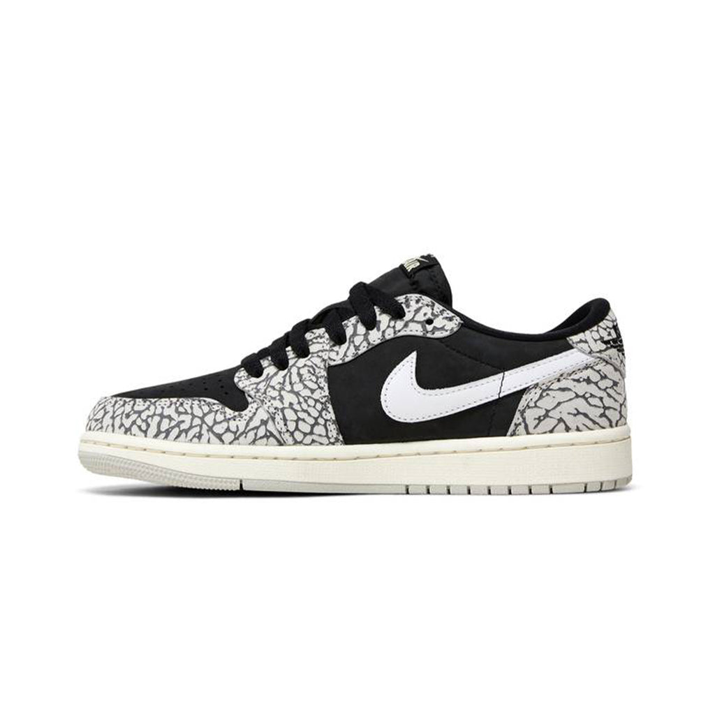 NIKE AIR JORDAN RETRO 1 LOW BLACK CEMENT