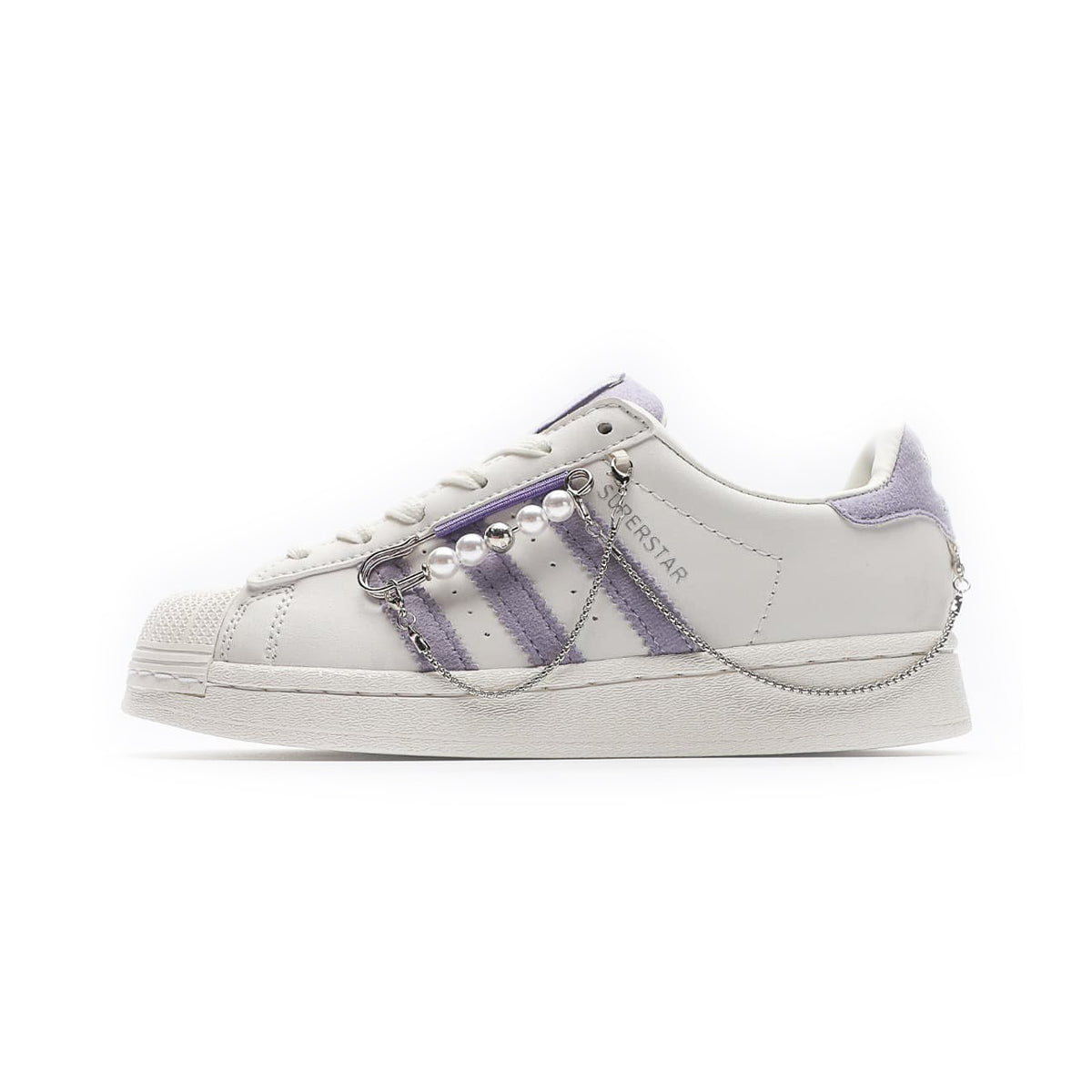 ADIDAS SUPERSTAR WHITE PURPLE