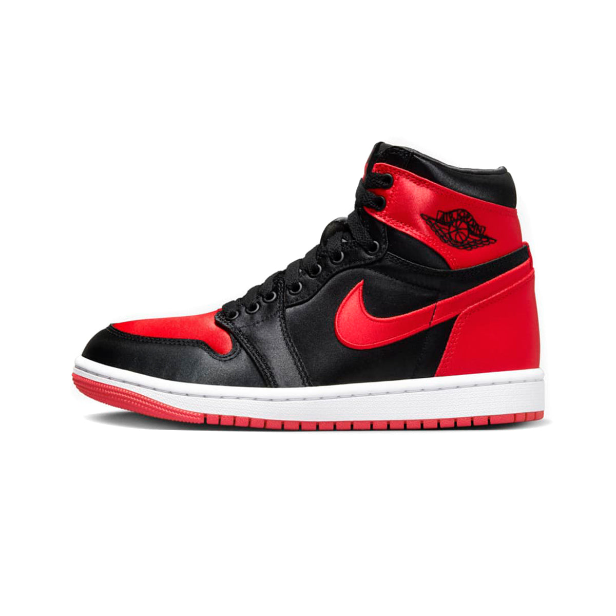 NIKE AIR JORDAN RETRO 1 HIGH SATIN BRED