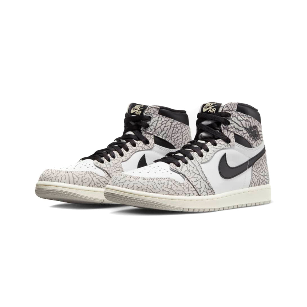 NIKE AIR JORDAN RETRO 1 HIGH WHITE CEMENT