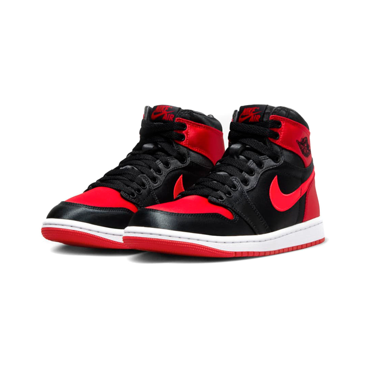 NIKE AIR JORDAN RETRO 1 HIGH SATIN BRED