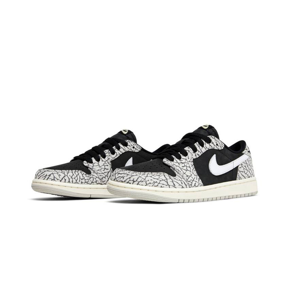 NIKE AIR JORDAN RETRO 1 LOW BLACK CEMENT