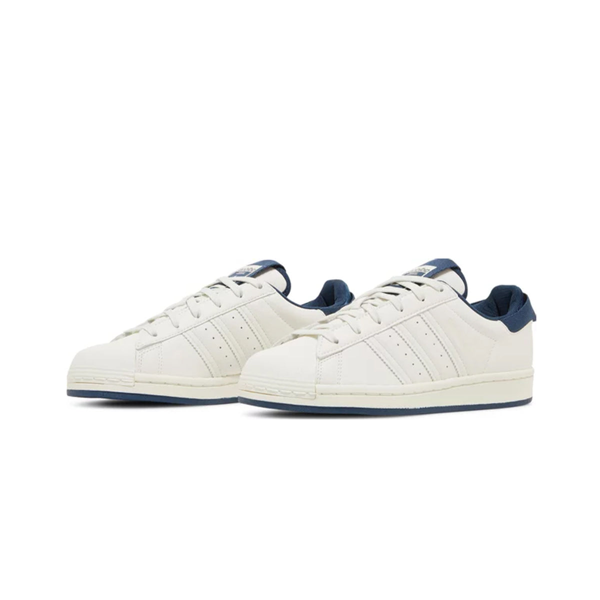 ADIDAS SUPERSTAR WHITE CREW NAVY