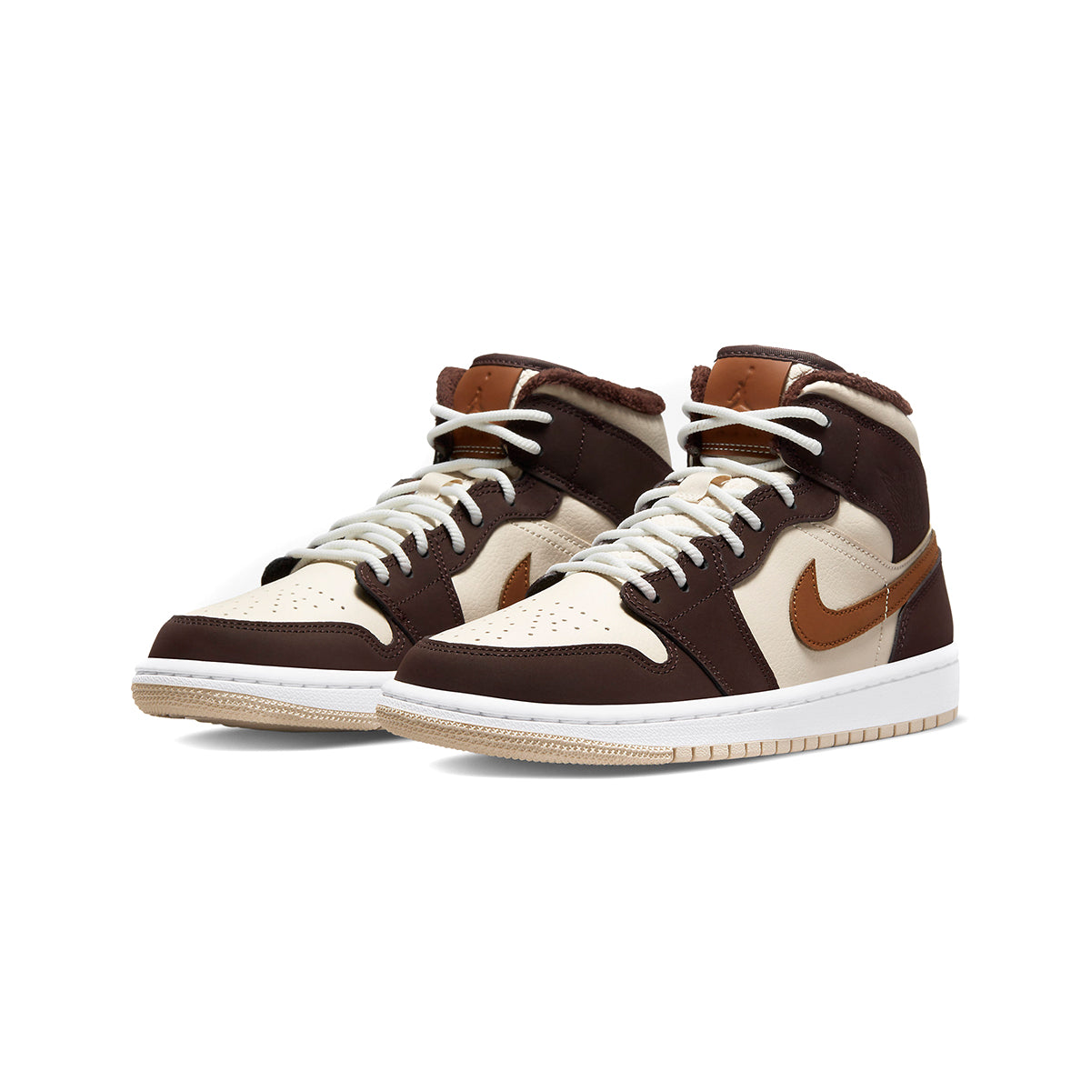 NIKE AIR JORDAN RETRO 1 HIGH BROWN BASALT OATMEAL MOCHA