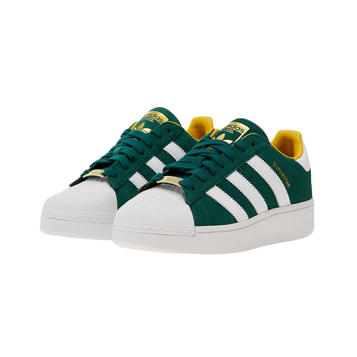 ADIDAS SUPERSTAR GREEN WHITE GOLD