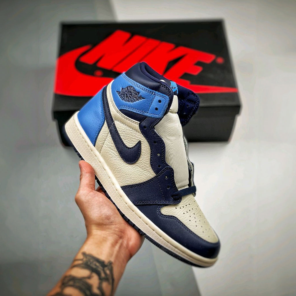 NIKE AIR JORDAN RETRO 1 HIGH OBSIDIAN